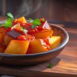 Deliciosa receta tradicional y auténtica de tapa de patatas bravas